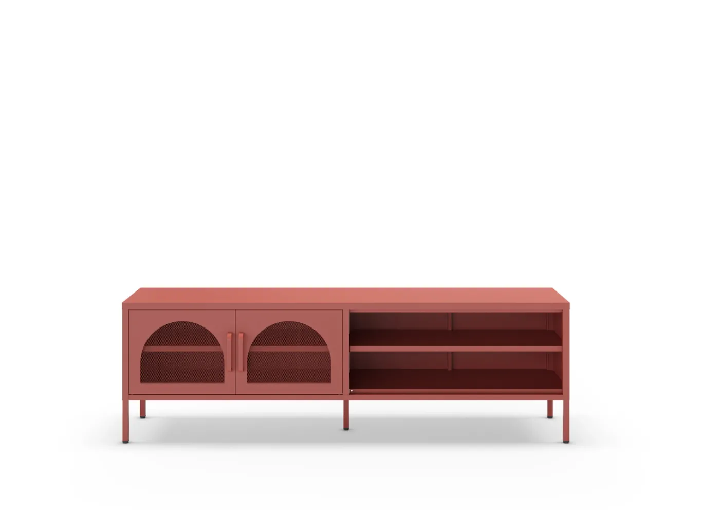 Tv-meubel Diora 2d2v 160cm Terracotta - Giga Meubel