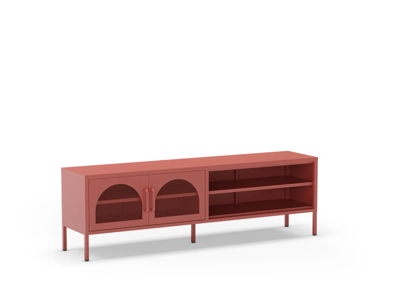 Tv-meubel Diora 2d2v 160cm Terracotta - Giga Meubel