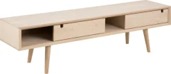 Tv-meubel Dysta Eikenfineer Wit 160cm - Giga Living