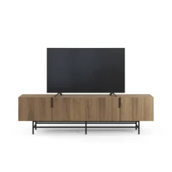 Tv-meubel Eldia 4d 200cm Eiken-ud met Metaal - Giga Meubel