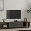 Tv-meubel Eray Walnoot/Antraciet 160cm