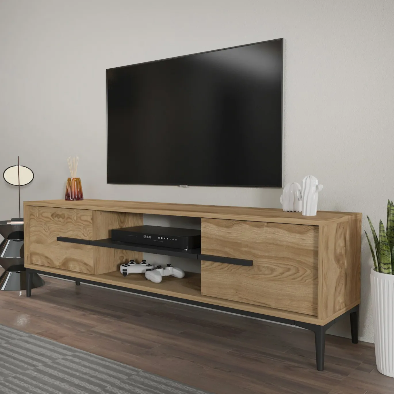 Tv-meubel Eslem Naturel 120cm