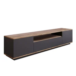 Tv-Meubel Faroe Melamine Antraciet