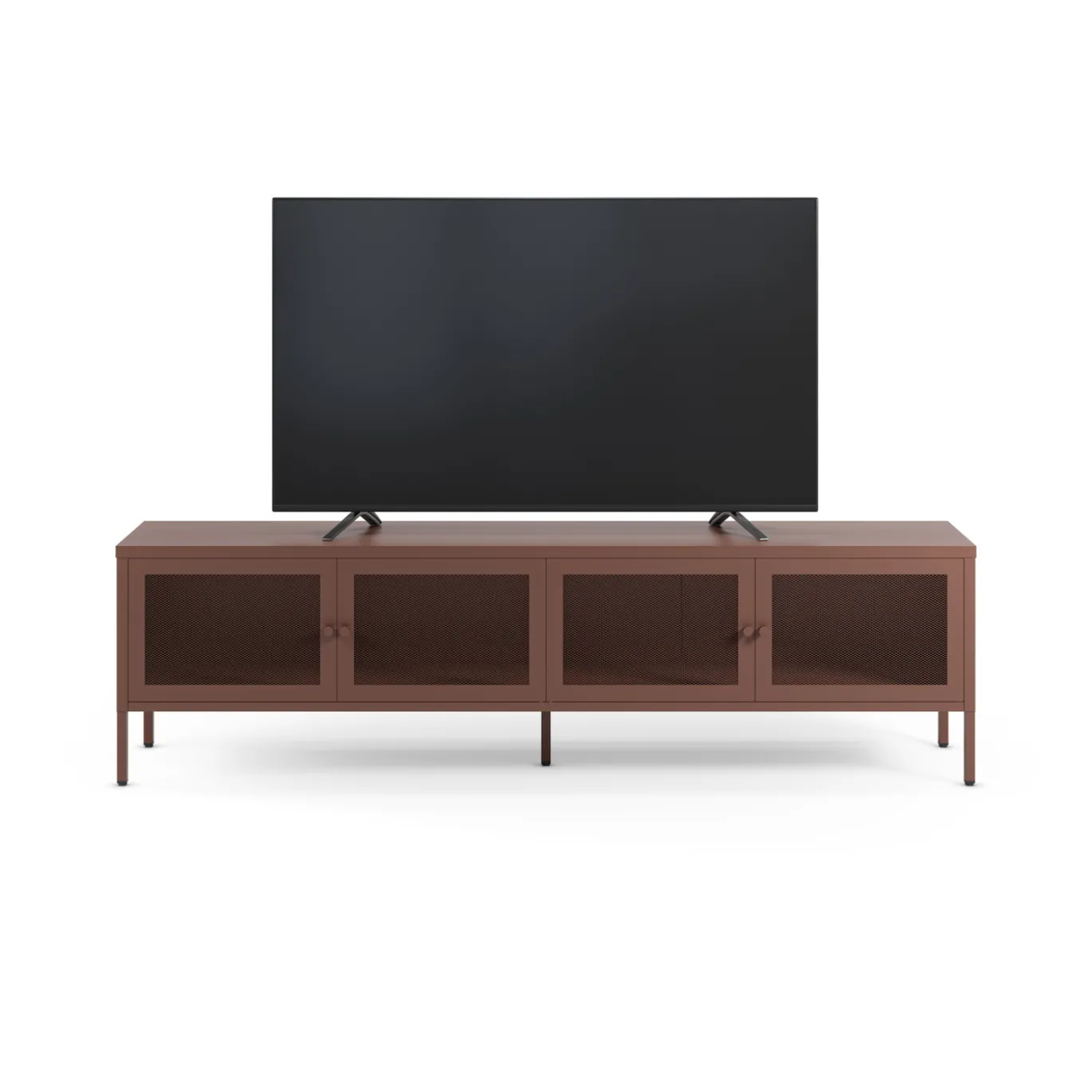 Tv-meubel Fayna 4d 160cm Burgundy - Giga Meubel