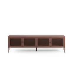 Tv-meubel Fayna 4d 160cm Burgundy - Giga Meubel