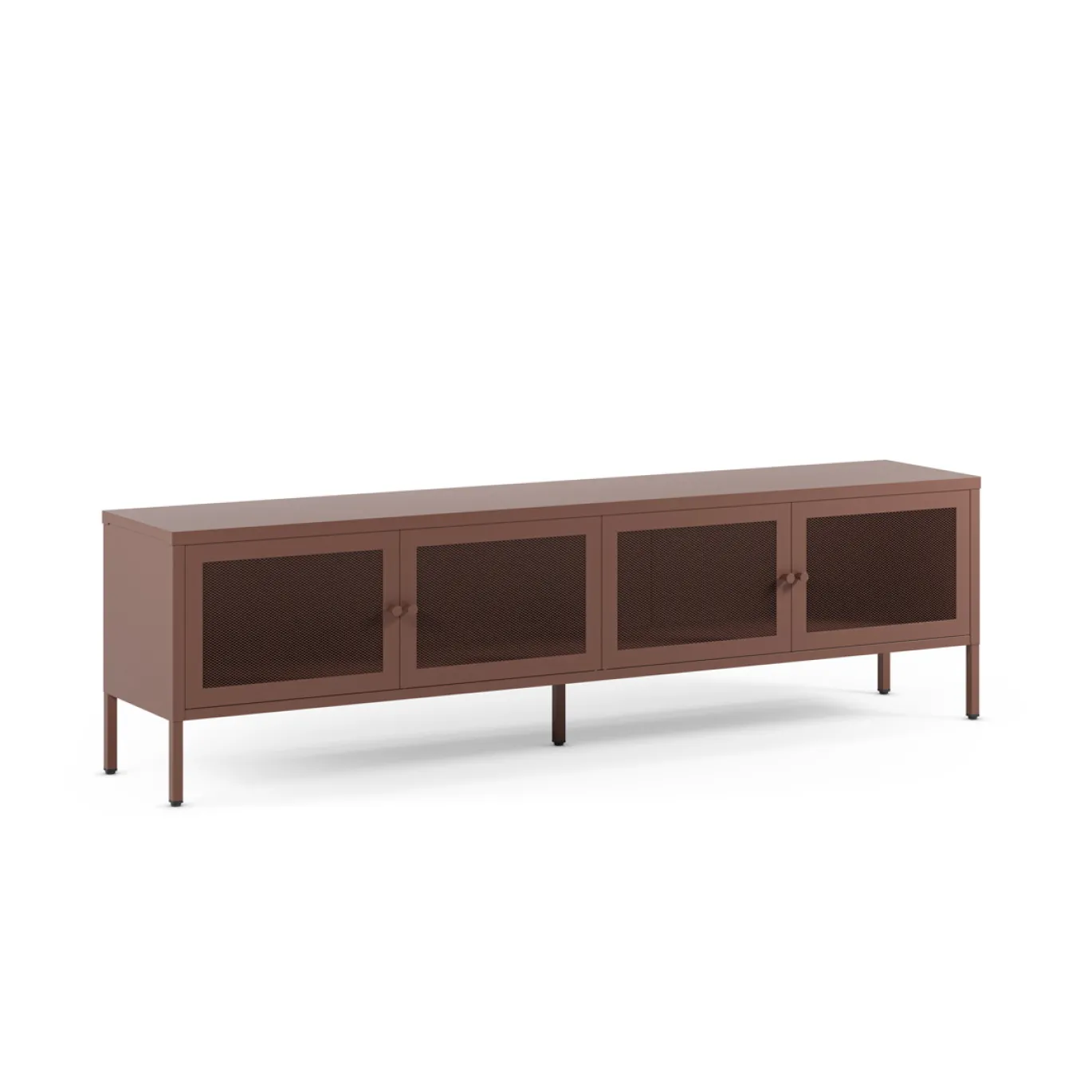 Tv-meubel Fayna 4d 160cm Burgundy - Giga Meubel