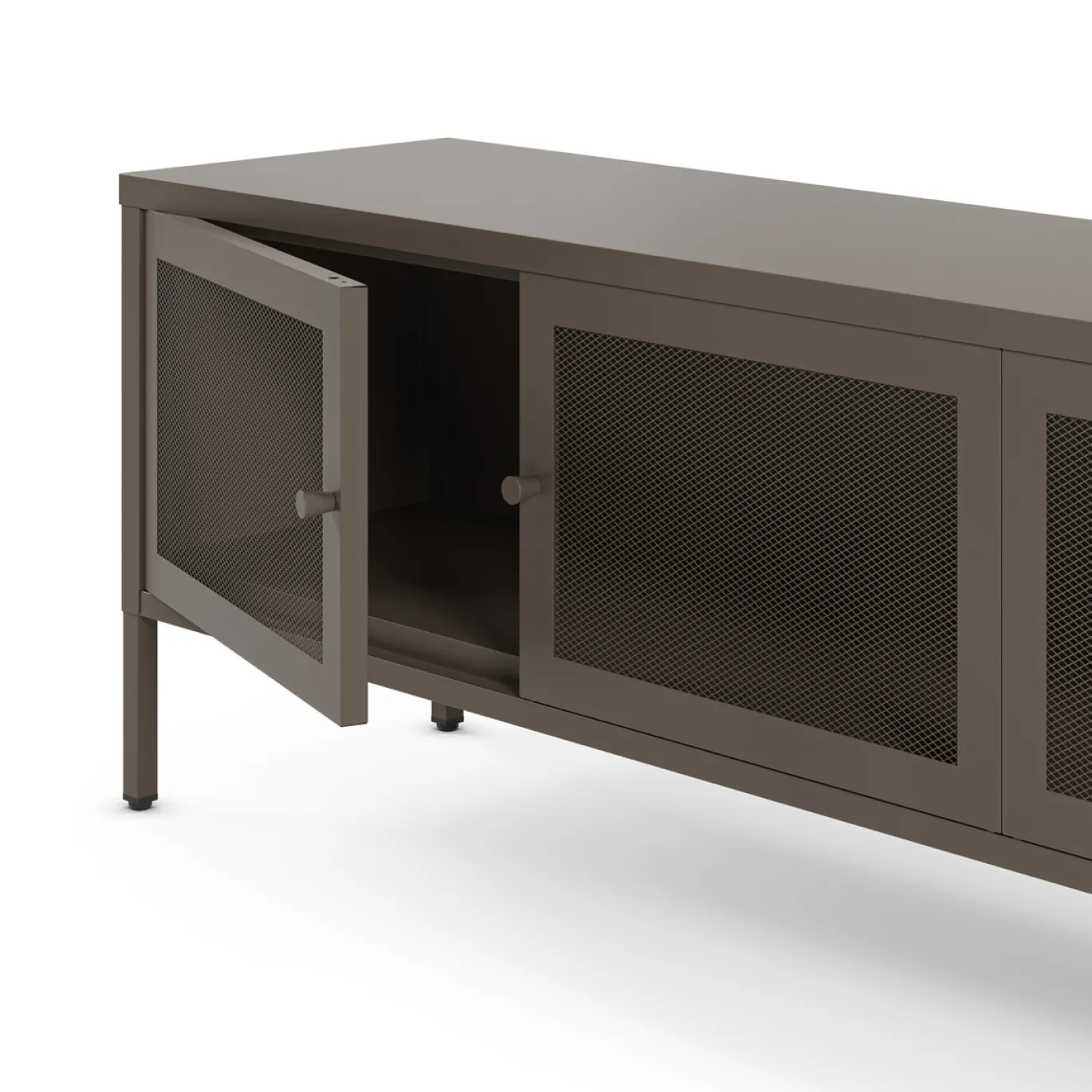 Tv-meubel Fayna 4d 160cm Mokka - Giga Meubel