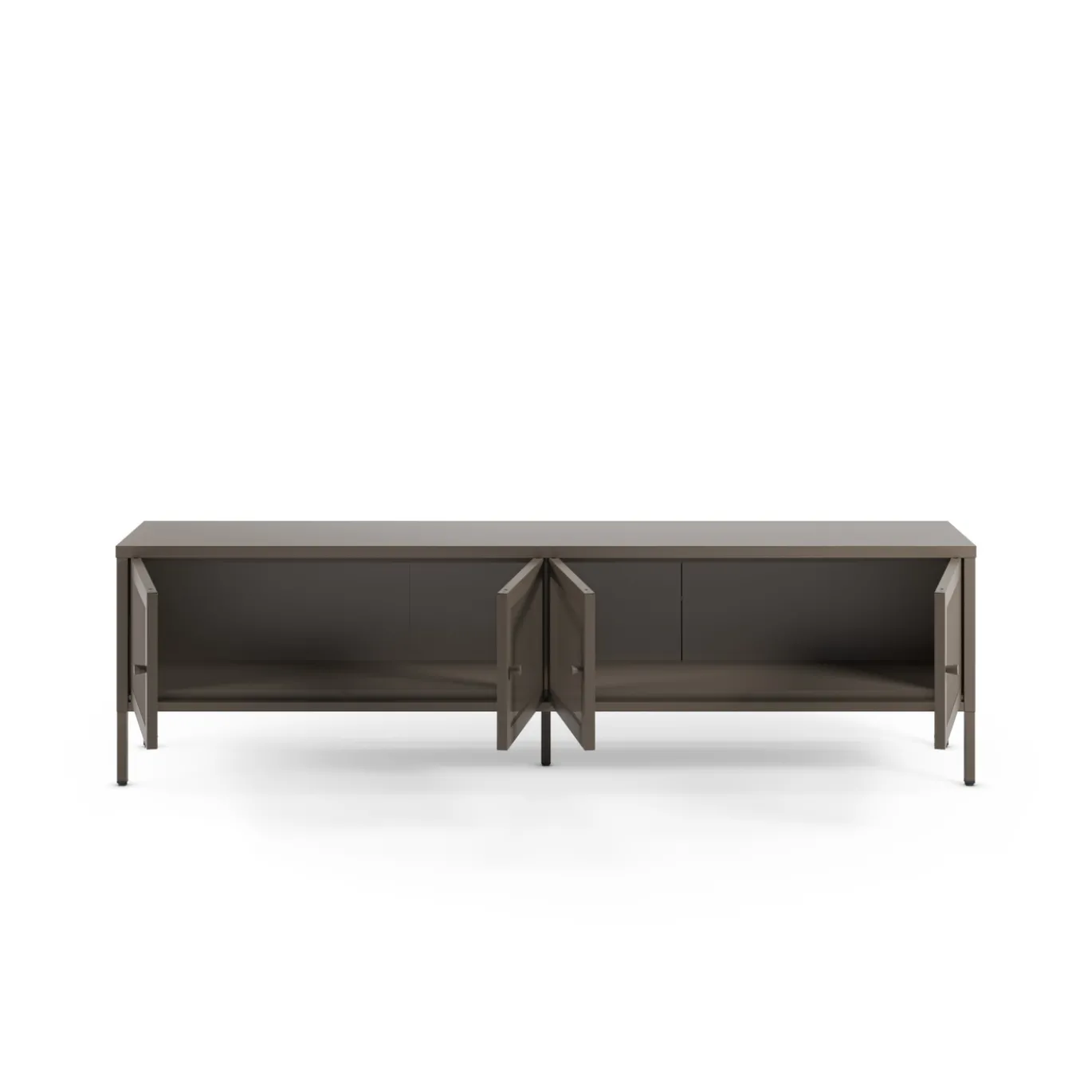 Tv-meubel Fayna 4d 160cm Mokka - Giga Meubel
