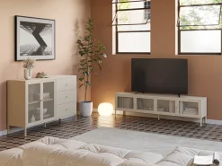 Tv-meubel Fayna 4d 160cm Zand - Giga Meubel