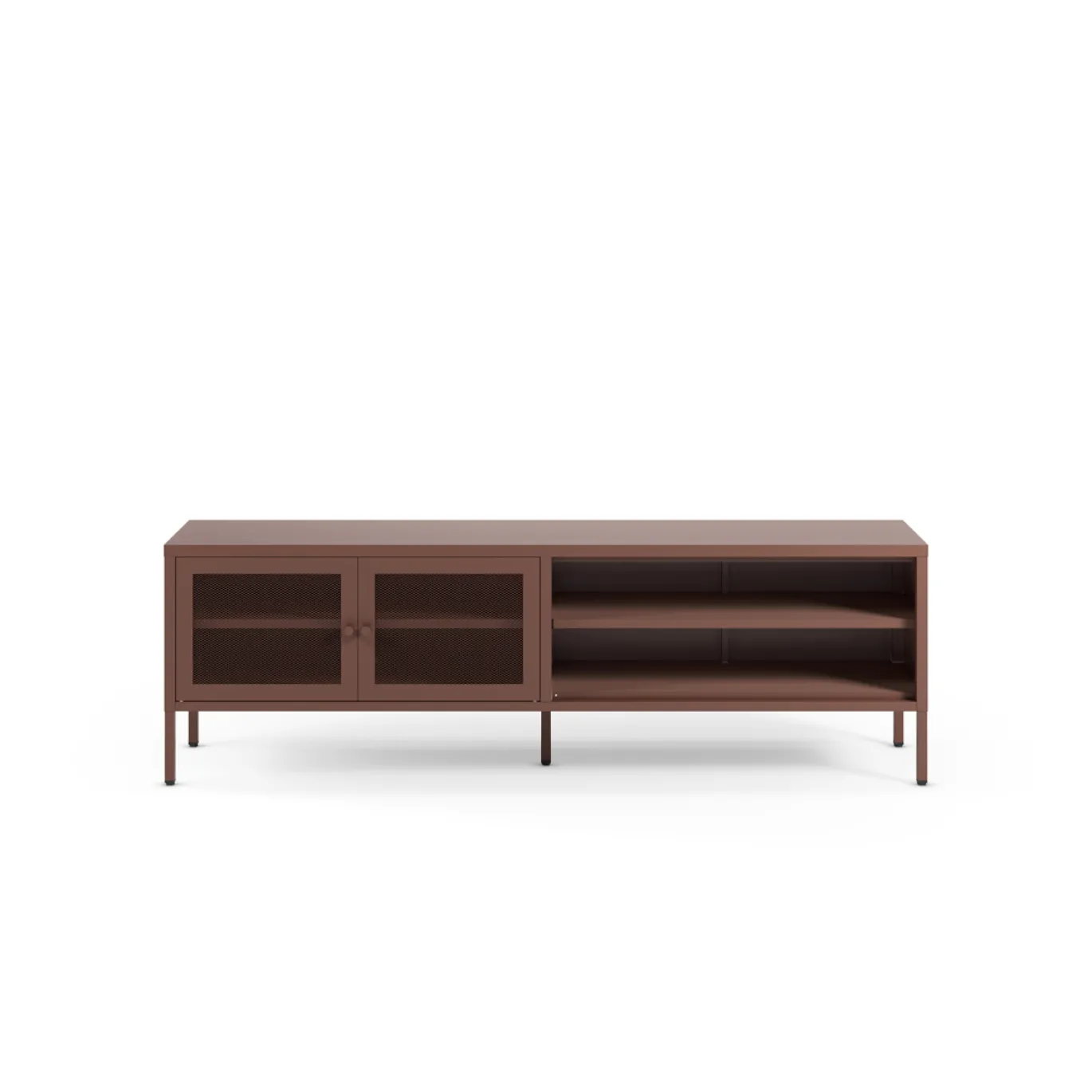 Tv-meubel Fayna 2d2v 160cm Burgundy - Giga Meubel