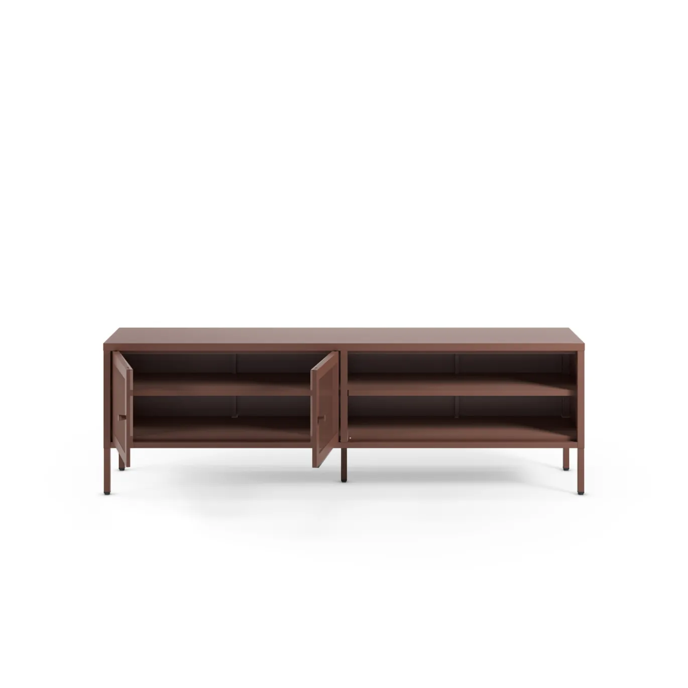 Tv-meubel Fayna 2d2v 160cm Burgundy - Giga Meubel