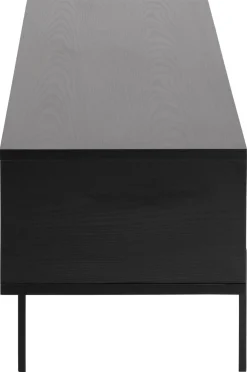Tv-meubel Finn MDF Zwart 140cm - Giga Living