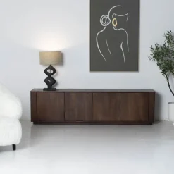 Tv-meubel Finn Walnoot 200cm - Giga Meubel