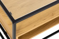 Tv-meubel Hibernia Glas Naturel 120cm - Giga Living