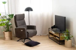Tv-meubel Hibernia Glas Naturel 120cm - Giga Living