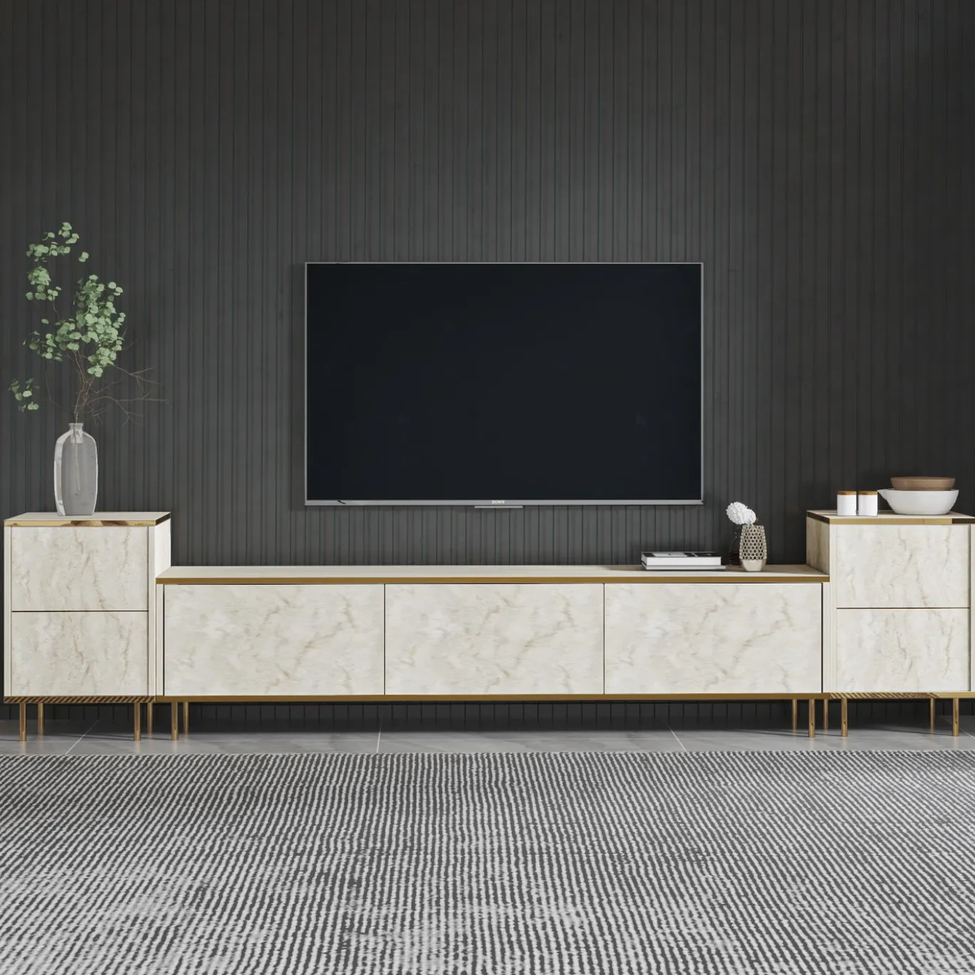 Tv-meubel Imaj Travertinlook 180cm