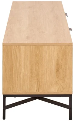 Tv-meubel Juna Melamine Eiken 176cm - Giga Living