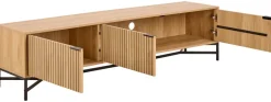 Tv-meubel Juna Melamine Eiken 176cm - Giga Living
