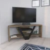 Tv-meubel Karin Walnoot/Zwart