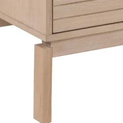 Tv-meubel Klevik Eikenfineer Wit 160cm - Giga Living
