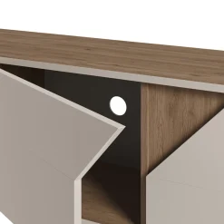 Tv-meubel Lilou 3d 150cm Naturel/crème - Giga Meubel