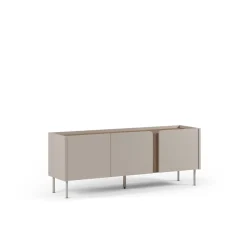 Tv-meubel Lucile 3d 140cm Crème/Naturel - Giga Meubel