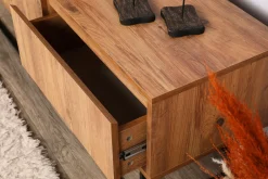 Tv-Meubel Lupin Melamine Walnoot Zwart 140cm