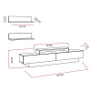 Tv-Meubel Lusi Melamine Wit Cordoba