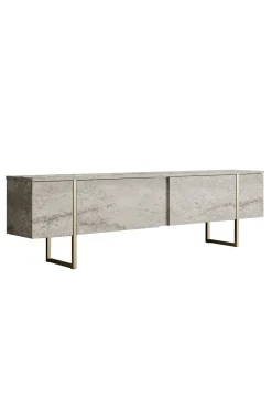 Tv-meubel Luxe Travertin/Goud 180cm