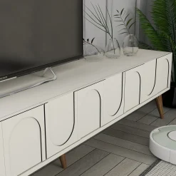 Tv-meubel Lyon Crème/Walnoot 180cm
