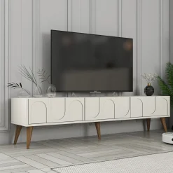 Tv-meubel Lyon Crème/Walnoot 180cm