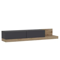 Tv-meubel Majör Antraciet/Walnoot 180cm