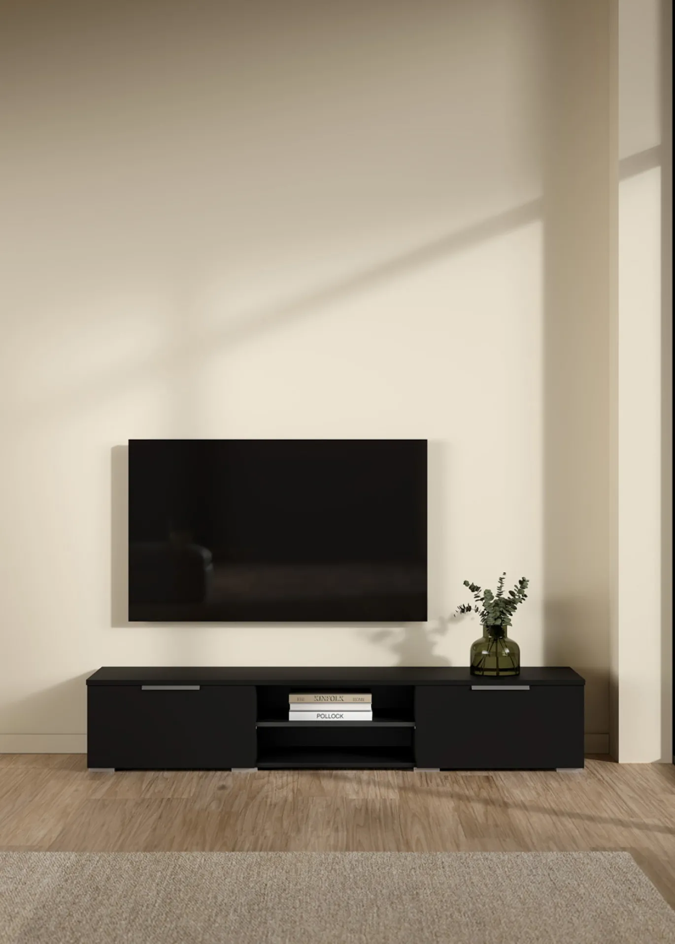 Tv-meubel Match Mat Zwart - Giga Living