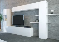Tv-Meubel Maxi Melamine Wit