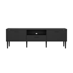 Tv-meubel Media Mat Zwart 177cm - Giga Living