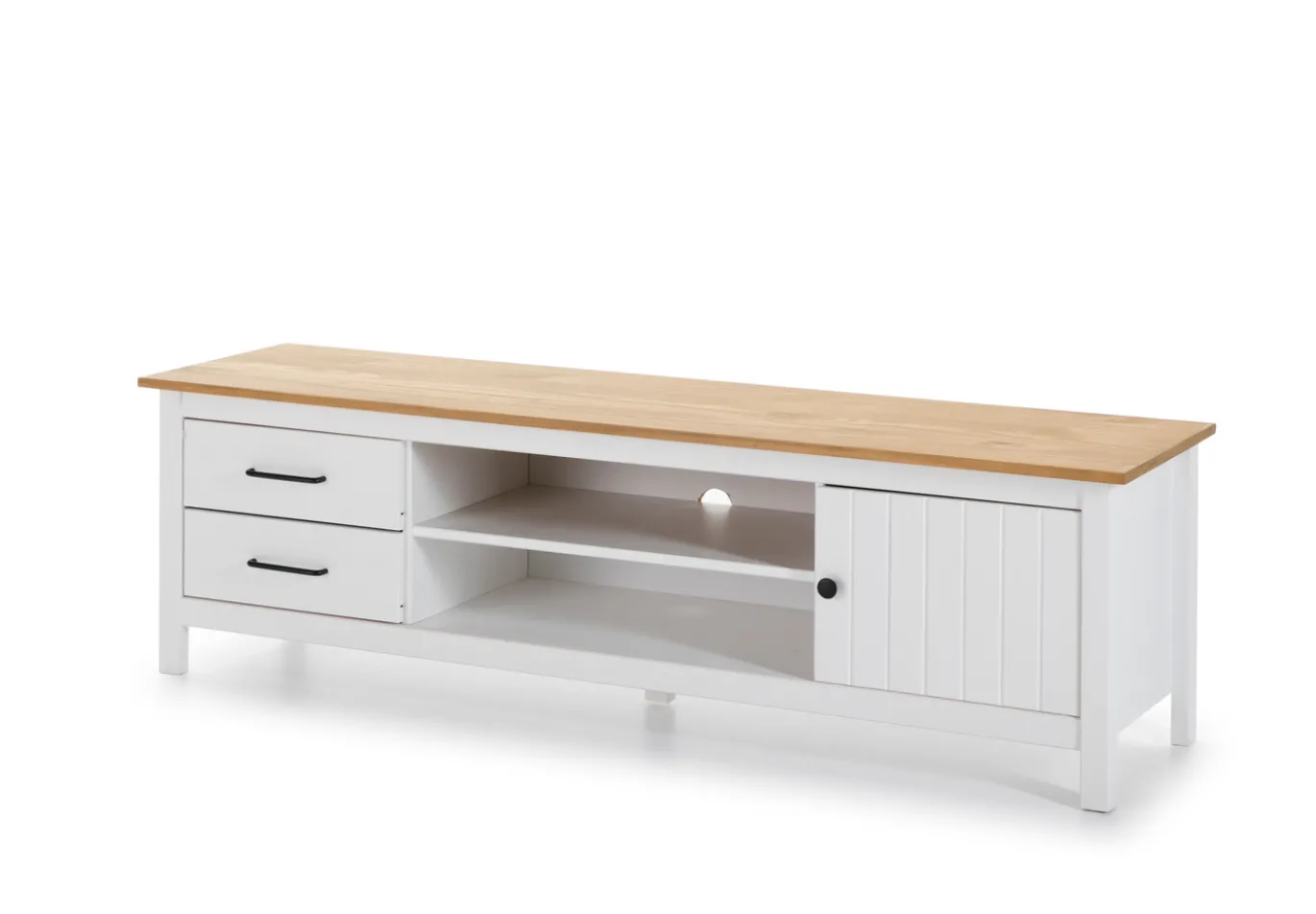 Tv-meubel Miranda 1d2v2L Wit Wax - Giga Meubel