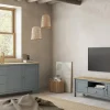 Tv-meubel Misti 2d1dr1h Khaki Groen/eiken - Giga Meubel