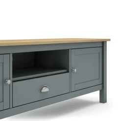 Tv-meubel Misti 2d1dr1h Khaki Groen/eiken - Giga Meubel