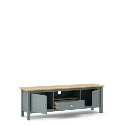 Tv-meubel Misti 2d1dr1h Khaki Groen/eiken - Giga Meubel