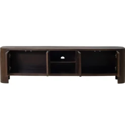 Tv-meubel Mitchel Walnoot 200cm Mangohout - Giga Meubel