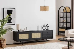 Tv-meubel Nala Zwart 180cm