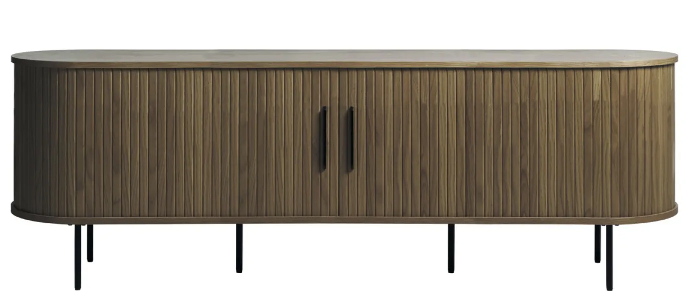 Tv-meubel Nola Smoked Eiken 180cm - Giga Living