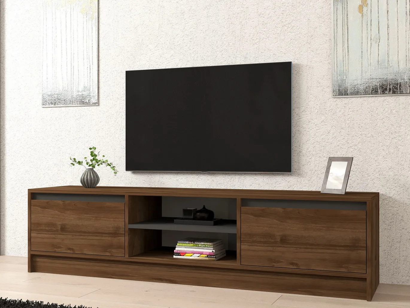 Tv-meubel Olca Walnoot 180cm