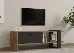 Tv-meubel Ova Antraciet/Bruin 120cm