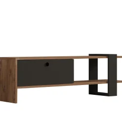 Tv-meubel Ova Antraciet/Bruin 120cm
