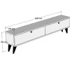 Tv-meubel Paris Travertinlook 160cm