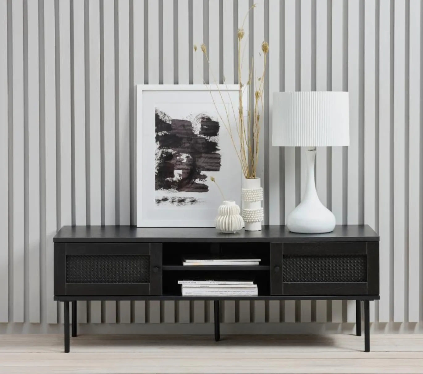 Tv-meubel Pensacola Zwart - Giga Living