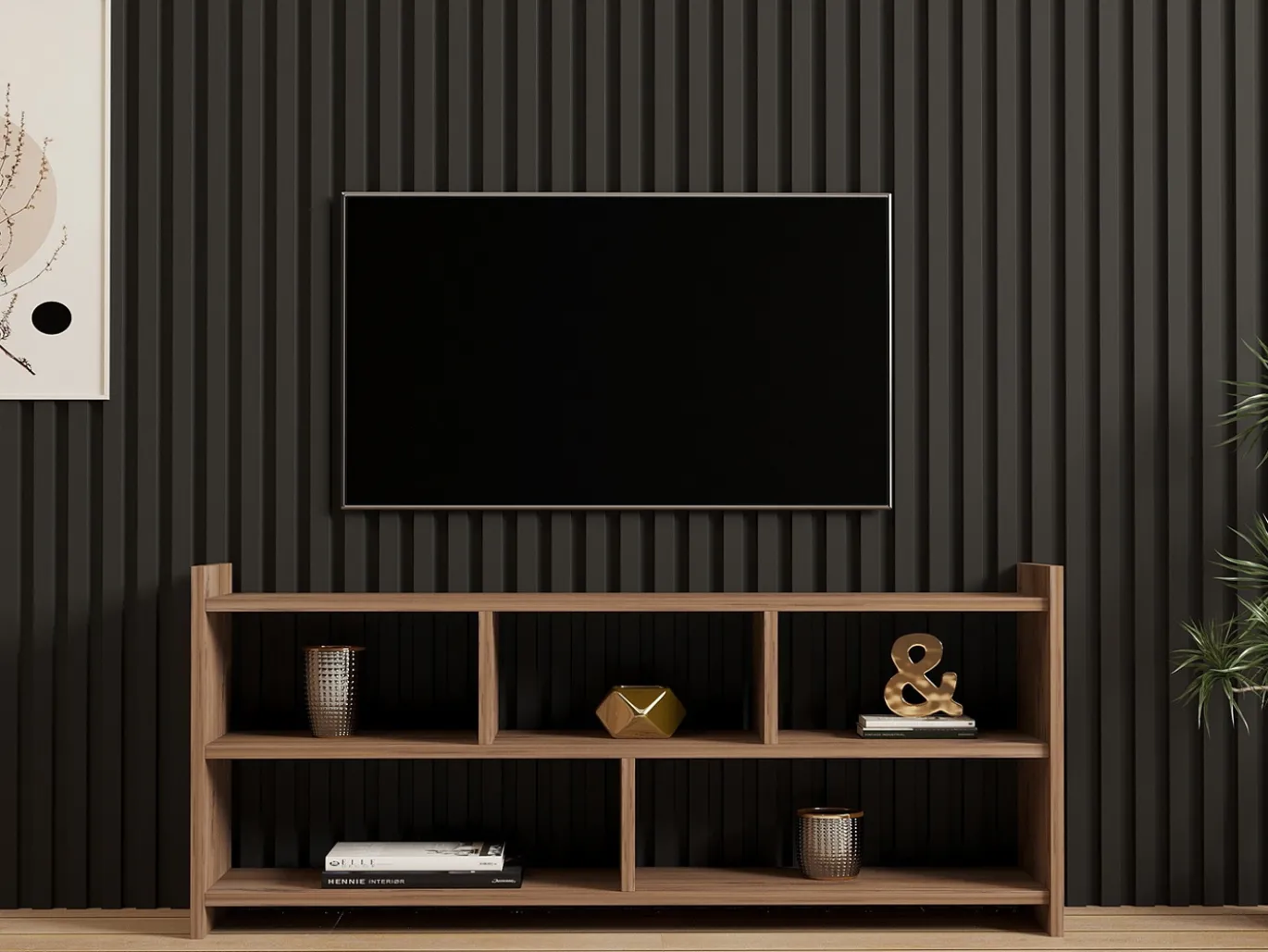 Tv-meubel Pera Bruin 118cm