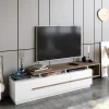 Tv-Meubel Pia Melamine Walnoot Wit
