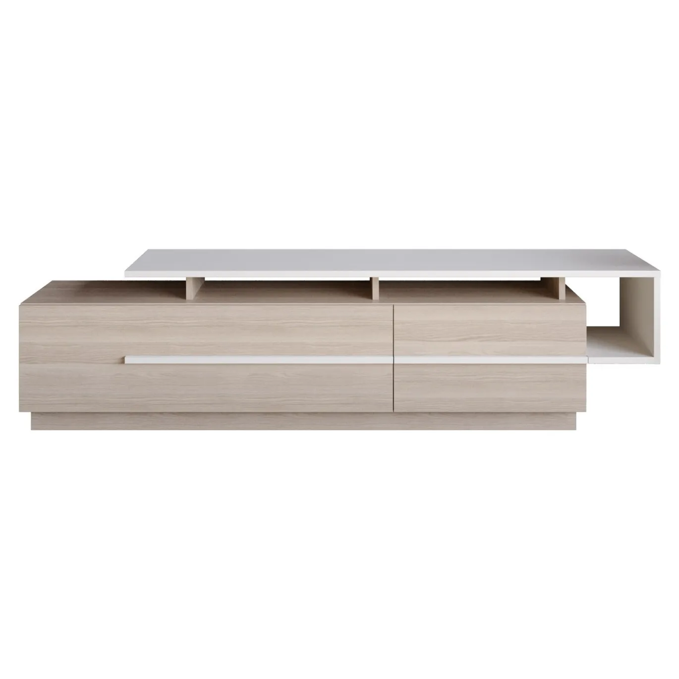 Tv-meubel Pia Naturel/Wit 180cm